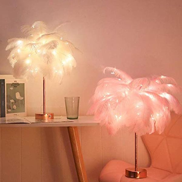 table lamps nordic feather night light remote control fairy desklamp usb for home living room bedroom party wedding romantic decoration
table lamps nordic feather night light remote control fairy desklamp usb for home living room bedroom party wedding romantic decoration