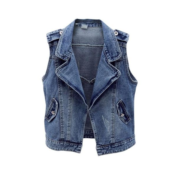 women's vests plus size short denim vest coat women 2021 spring summer suit collar sleeveless jeans jacket female waistcoat 4xl 5xl, Black;white
women's vests plus size short denim vest coat women 2021 spring summer suit collar sleeveless jeans jacket female waistcoat 4xl 5xl, Black;white