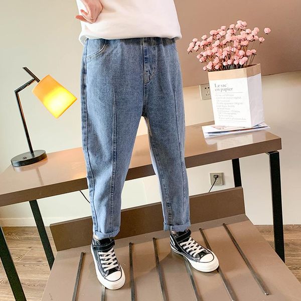jeans for girls 2021 pants high waist trousers children autumn casual children's clothes 6 8 10 12 14, Blue 
jeans for girls 2021 pants high waist trousers children autumn casual children's clothes 6 8 10 12 14, Blue