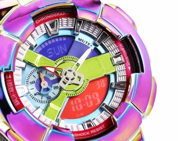 wristwatches gm-110 led dual display men's sports watch electronic digital fashion women leisure a+ watches, Slivery;brown
wristwatches gm-110 led dual display men's sports watch electronic digital fashion women leisure a+ watches, Slivery;brown