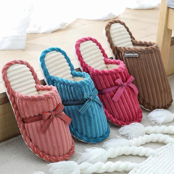 slippers fluffy bowknot cotton female winter home non-slip corduroy indoor plush wear-resistant warm floor mop shoes, Black
slippers fluffy bowknot cotton female winter home non-slip corduroy indoor plush wear-resistant warm floor mop shoes, Black