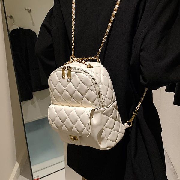 backpack niche design rhombic bag 2021 korean version of all-match chain female multi-purpose width: 22cm
backpack niche design rhombic bag 2021 korean version of all-match chain female multi-purpose width: 22cm