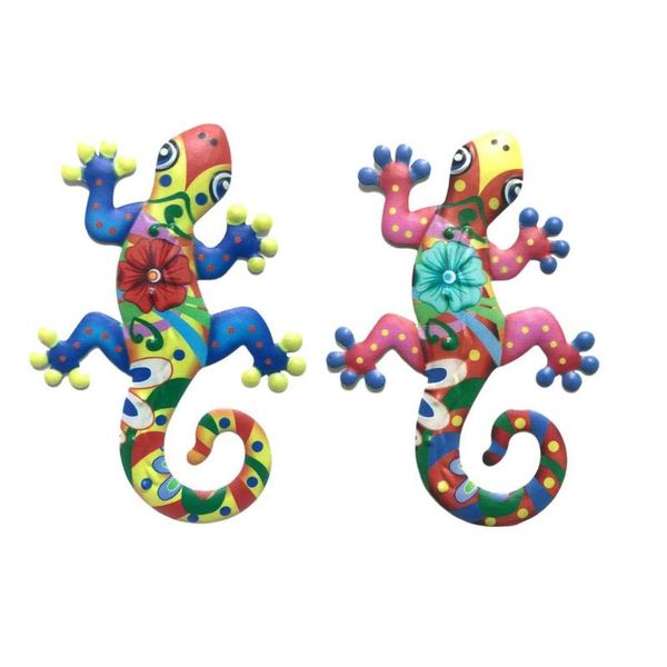 wall stickers 2 pcs iron art gecko outdoor ornaments metal lizard hanging sculpture for patio decorations fence
wall stickers 2 pcs iron art gecko outdoor ornaments metal lizard hanging sculpture for patio decorations fence