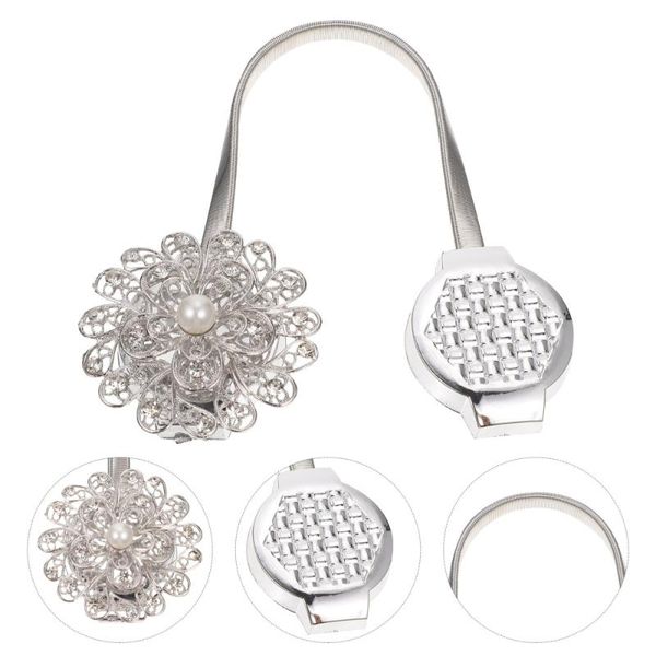 curtain & drapes 4pcs magnetic tieback decorative flower buckle for home white 
curtain & drapes 4pcs magnetic tieback decorative flower buckle for home white