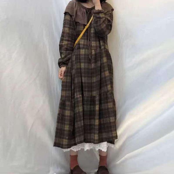casual dresses spring and autumn literary style cotton linen dress design loose retro temperament light mature luxury, Black;gray
casual dresses spring and autumn literary style cotton linen dress design loose retro temperament light mature luxury, Black;gray
