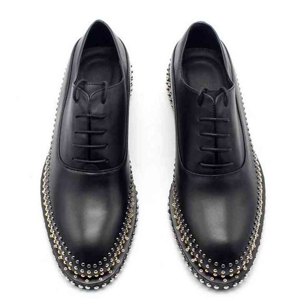 handmade rivets brogue shoes wedding dress oxfords cow genuine leather men formal business, Black
handmade rivets brogue shoes wedding dress oxfords cow genuine leather men formal business, Black