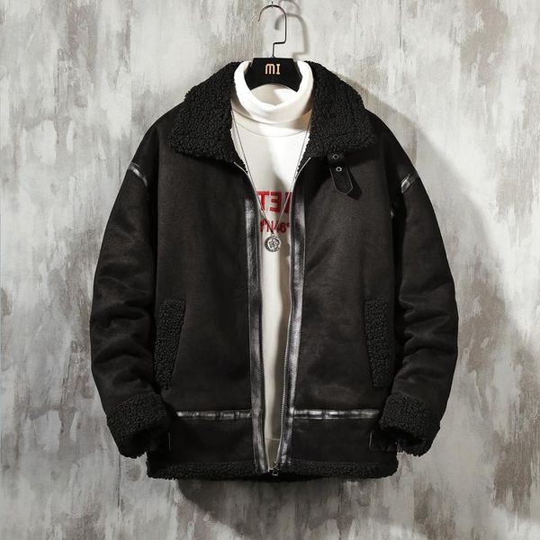 men's wool & blends patchwork military army jacket winter for men streetwear loose parkas coat fleece turn-down collar fashion hip hop, Black
men's wool & blends patchwork military army jacket winter for men streetwear loose parkas coat fleece turn-down collar fashion hip hop, Black