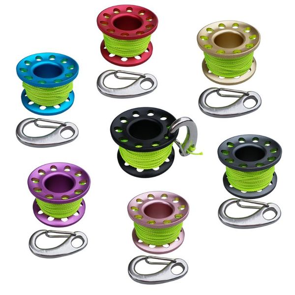 pool & accessories diving spool reel with quick link hook bolt snap and flared line(33ft) for water sports underwater snorkelling
pool & accessories diving spool reel with quick link hook bolt snap and flared line(33ft) for water sports underwater snorkelling