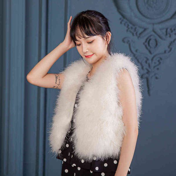 bacai autumn and winter domestic solid color collarless sleeveless korean haining fur 211207, Black
bacai autumn and winter domestic solid color collarless sleeveless korean haining fur 211207, Black