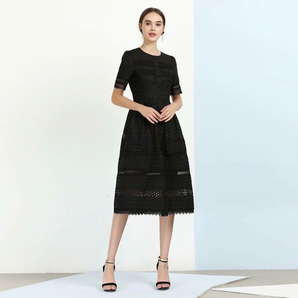 fashion runway will see vintage women single-style breasted embroidered short party dress, Black;gray
fashion runway will see vintage women single-style breasted embroidered short party dress, Black;gray