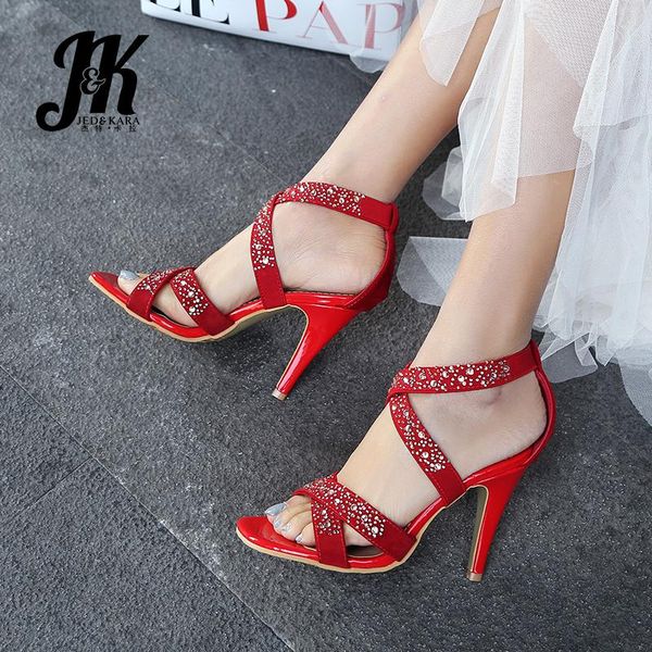 cross strap summer thin high heels women sandals open toe crystal shoes flock footwear 2021 fashion ladies, Black
cross strap summer thin high heels women sandals open toe crystal shoes flock footwear 2021 fashion ladies, Black