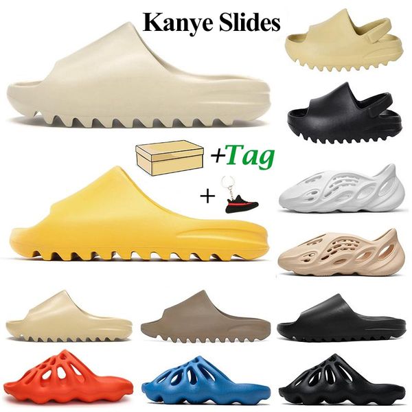 kanye slides for women men kids slippers bone earth brown desert sand resin platform house outdoor summer slipper with box, Black
kanye slides for women men kids slippers bone earth brown desert sand resin platform house outdoor summer slipper with box, Black