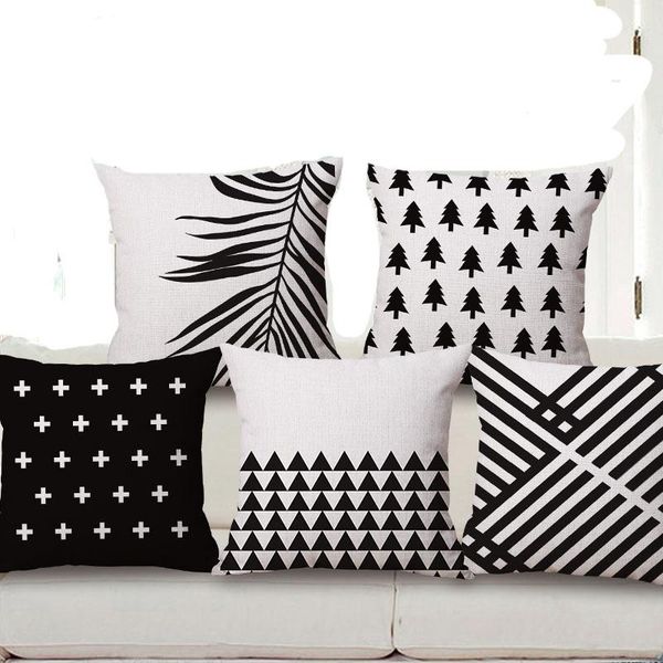 square 18" white and black geometric cushion cover decorative covers vintage home decor christmas cushions cushion/decorative pillow
square 18" white and black geometric cushion cover decorative covers vintage home decor christmas cushions cushion/decorative pillow