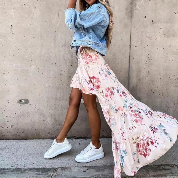 skirts 2021 bohemian asymmetrical long skirt summer girls hollow out print women casual holiday beach slim fit vestido, Black
skirts 2021 bohemian asymmetrical long skirt summer girls hollow out print women casual holiday beach slim fit vestido, Black