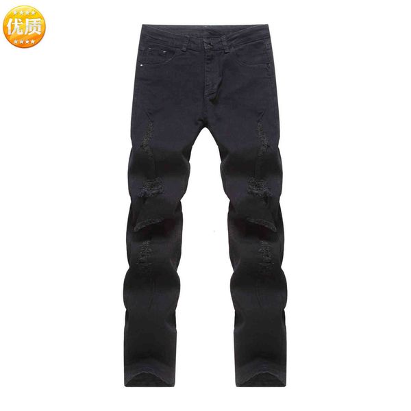 men's jeans 2021 pop big damage slim fit jeans fashion men's knee hole leggings, Blue
men's jeans 2021 pop big damage slim fit jeans fashion men's knee hole leggings, Blue