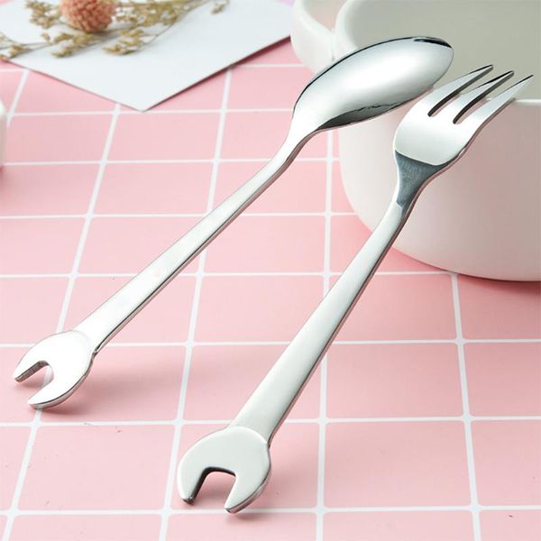dinnerware sets western wrench shape tableware home kitchen stainless steel fork spoon drop
dinnerware sets western wrench shape tableware home kitchen stainless steel fork spoon drop