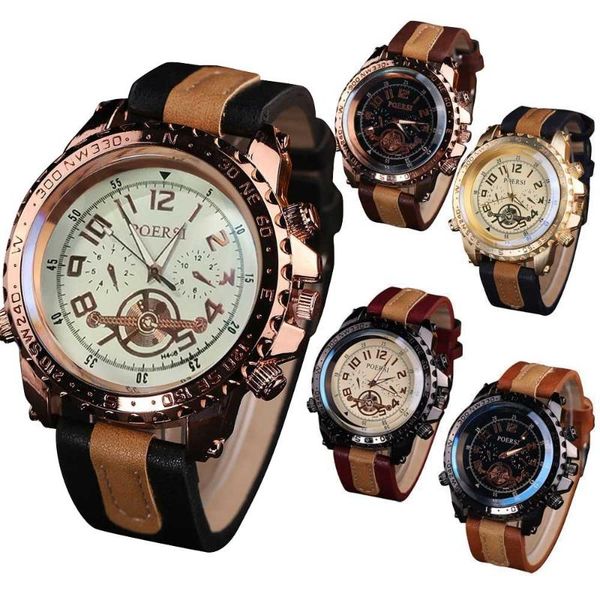 wristwatches mens watch 2021 luxury men's watches analog quartz faux leather sport wrist dress casual fashion 22, Slivery;brown
wristwatches mens watch 2021 luxury men's watches analog quartz faux leather sport wrist dress casual fashion 22, Slivery;brown