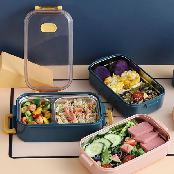 1pcs leakproof portable kids bento box storage 3 colors single layer/double layer lunch boxes pp/304 stainless steel dinnerware sets
1pcs leakproof portable kids bento box storage 3 colors single layer/double layer lunch boxes pp/304 stainless steel dinnerware sets