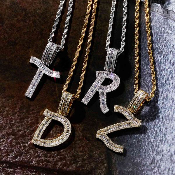 necklace personality 26 english t-square letter pendant with micro set zircon hip-hop couple can be spliced, Silver
necklace personality 26 english t-square letter pendant with micro set zircon hip-hop couple can be spliced, Silver