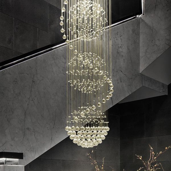 chandeliers modern crystal chandelier lighting spiral three sphere raindrop villa hall living room long staircase loft lights
chandeliers modern crystal chandelier lighting spiral three sphere raindrop villa hall living room long staircase loft lights