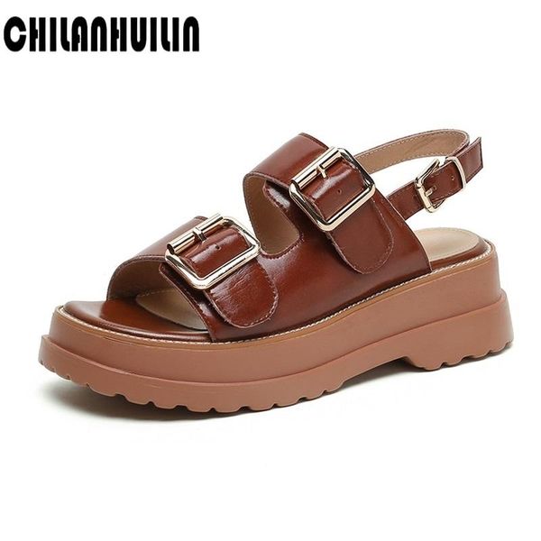 casual platform shoes women sandals summer flat ladies open toe comfort retro leather beach sweet, Black
casual platform shoes women sandals summer flat ladies open toe comfort retro leather beach sweet, Black