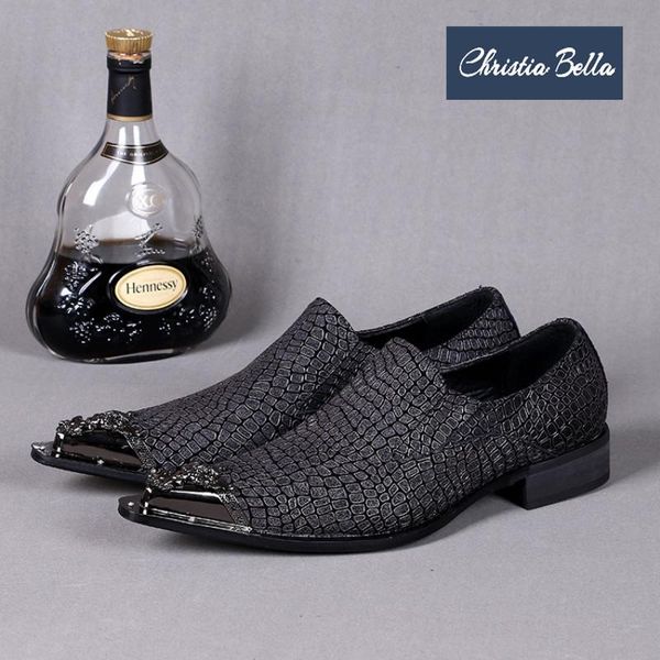 dress shoes christia bella 2021 british business men metal pointed toe genuine leather big size oxfords wedding, Black
dress shoes christia bella 2021 british business men metal pointed toe genuine leather big size oxfords wedding, Black