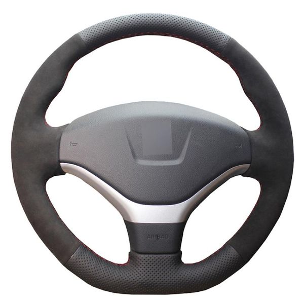 steering wheel covers black genuine leather suede hand-stitched car cover for 308 2012-2021 408 2013
steering wheel covers black genuine leather suede hand-stitched car cover for 308 2012-2021 408 2013
