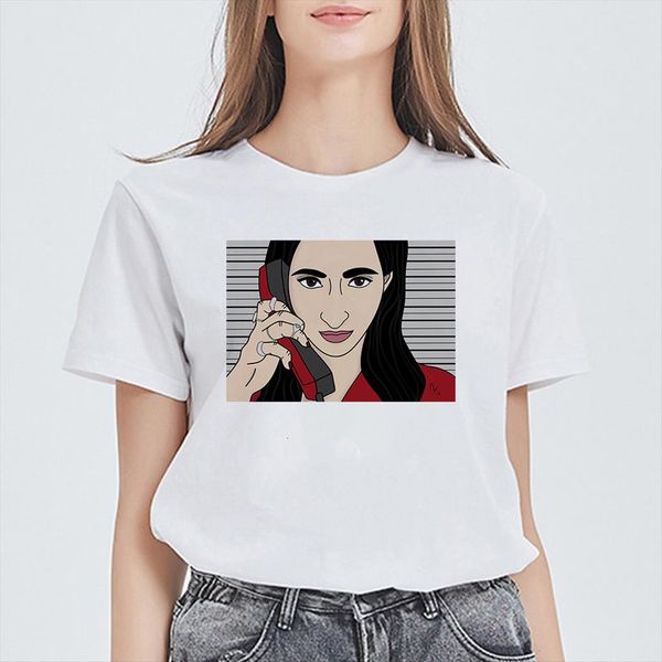 punk hip hop tee womens t shirt fashion funny la casa papel harajuku the house of paper women oversize summer, White
punk hip hop tee womens t shirt fashion funny la casa papel harajuku the house of paper women oversize summer, White