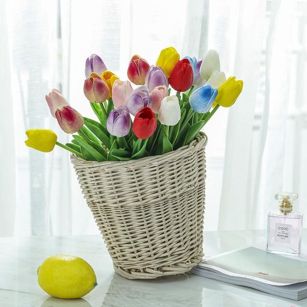 decorative flowers & wreaths 10pcs/set simulation tulip mini pu feel flower artificial wedding living room home decoration
decorative flowers & wreaths 10pcs/set simulation tulip mini pu feel flower artificial wedding living room home decoration