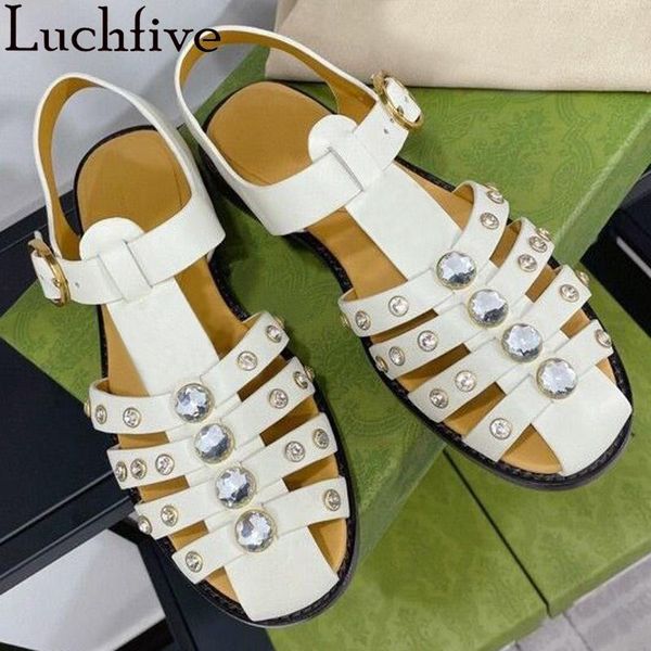 sandals rhinestone gladiator women shoes round toe buckle strap casual flat platform for summer, Black
sandals rhinestone gladiator women shoes round toe buckle strap casual flat platform for summer, Black