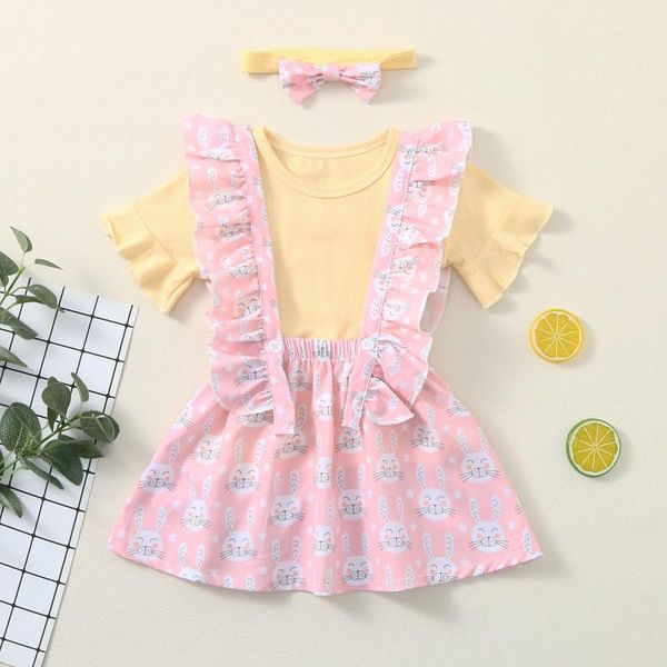 toddler kids baby girl t-shirt suspender skirts headbands outfits set clothes ropa niña meisjes kleding clothing sets, White
toddler kids baby girl t-shirt suspender skirts headbands outfits set clothes ropa niña meisjes kleding clothing sets, White