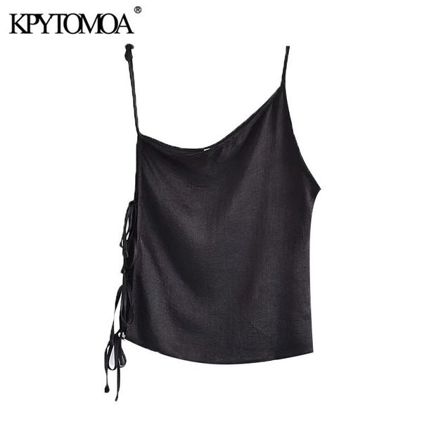 women's tanks & camis kpytomoa women 2021 fashion with drawstring asymmetrical cozy tank vintage backless thin straps female mujer, White
women's tanks & camis kpytomoa women 2021 fashion with drawstring asymmetrical cozy tank vintage backless thin straps female mujer, White