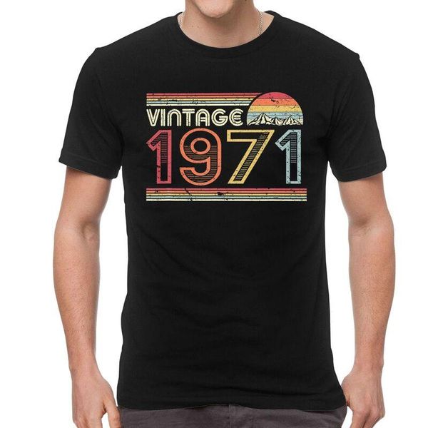men's t-shirts vintage 1971 t shirt men 100% cotton print t-shirt streetwear tshirt short sleeve 49th 49 years old all birthday gift te, White;black
men's t-shirts vintage 1971 t shirt men 100% cotton print t-shirt streetwear tshirt short sleeve 49th 49 years old all birthday gift te, White;black