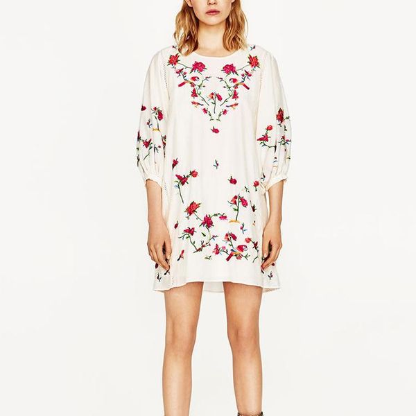 casual dresses 2021 fashion round neck full sleeves buttoned cuffs flowers floral embroidered dress with back opening and button fastening, Black;gray
casual dresses 2021 fashion round neck full sleeves buttoned cuffs flowers floral embroidered dress with back opening and button fastening, Black;gray