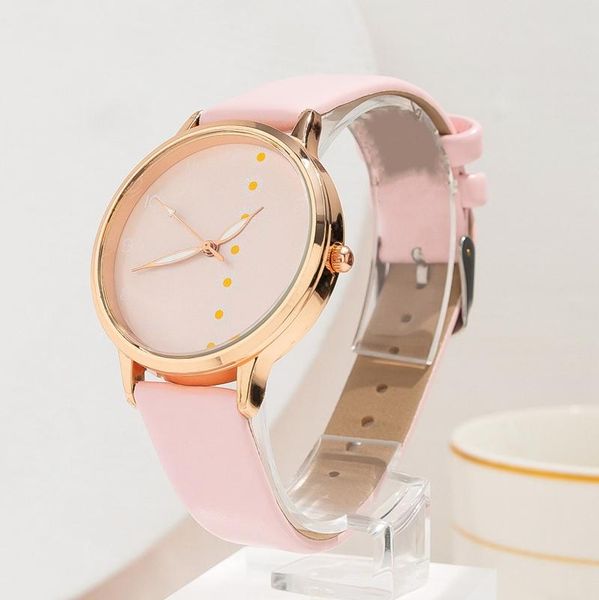 wristwatches 2021 casual simple daisy watch fashion leather strap watches for women female sdudent cute girls' quartz wristwatch, Slivery;brown
wristwatches 2021 casual simple daisy watch fashion leather strap watches for women female sdudent cute girls' quartz wristwatch, Slivery;brown