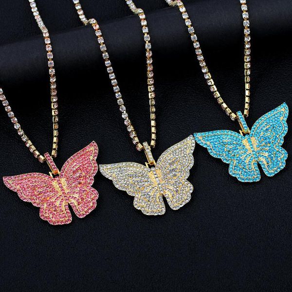 chains fashion full rhinestone paved butterfly pendant tennis chain necklace boho shiny crystal animal metal party jewerly, Silver
chains fashion full rhinestone paved butterfly pendant tennis chain necklace boho shiny crystal animal metal party jewerly, Silver