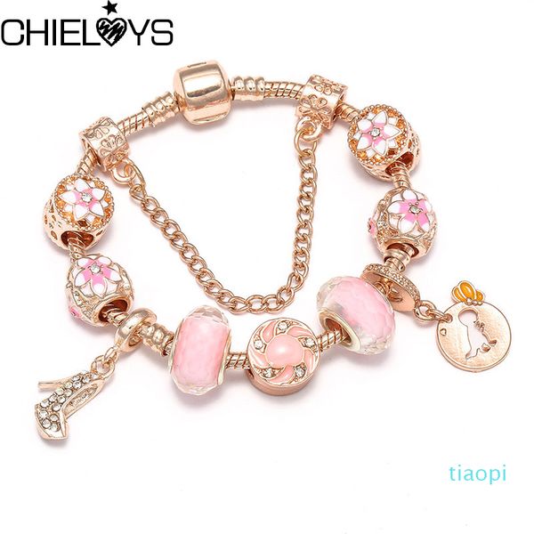 rose gold dinosaur pendant charm bracelet silver plated flower beads fits brand bracelet for women jewelry, Golden;silver
rose gold dinosaur pendant charm bracelet silver plated flower beads fits brand bracelet for women jewelry, Golden;silver
