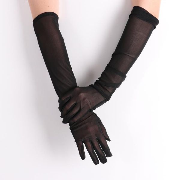 five fingers gloves ultra-thin summer sunscreen long female mesh full finger elastic anti-uv cycling driving party mittens, Blue;gray
five fingers gloves ultra-thin summer sunscreen long female mesh full finger elastic anti-uv cycling driving party mittens, Blue;gray