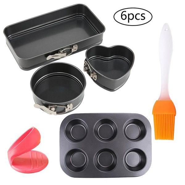 6pcs/lot baking tools non-stick metal square round heart shape cakes pan diy cake mold bakeware kitchen gadgets & pastry
6pcs/lot baking tools non-stick metal square round heart shape cakes pan diy cake mold bakeware kitchen gadgets & pastry