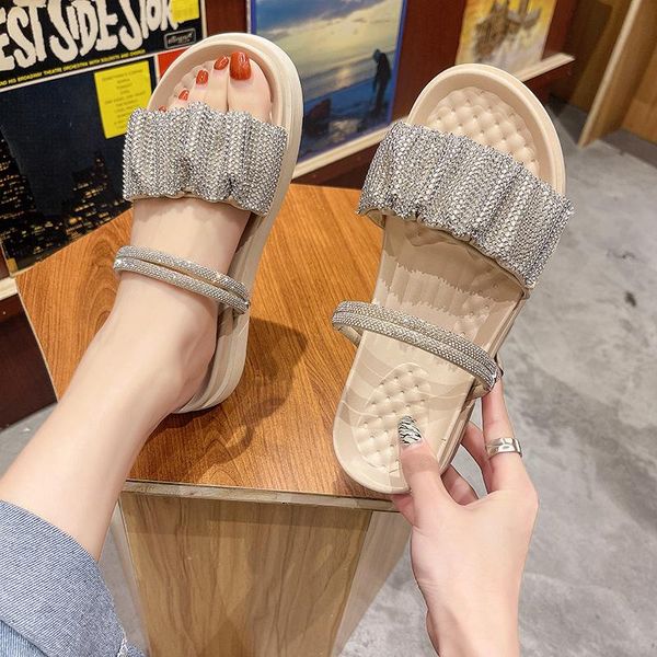 slippers shoes woman's shale female beach low luxury slides platform jelly flip flops 2021 sabot designer summer glitter flat cr, Black
slippers shoes woman's shale female beach low luxury slides platform jelly flip flops 2021 sabot designer summer glitter flat cr, Black