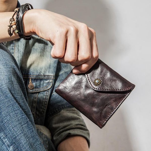 wallets touche genuine leather handmade man's women's short wallet purse card holder japan vintage style, Red;black
wallets touche genuine leather handmade man's women's short wallet purse card holder japan vintage style, Red;black