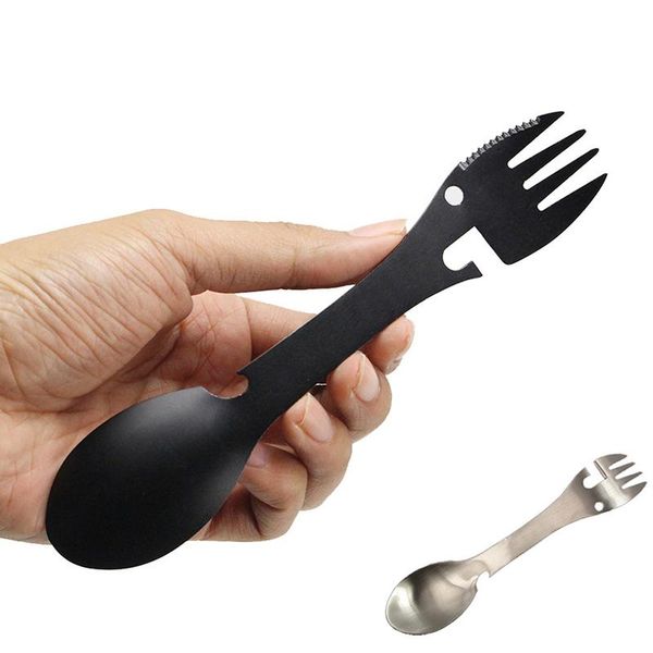 forks 1pc multi-function stainless steel fork spoon bottle opener can outdoor portable tableware
forks 1pc multi-function stainless steel fork spoon bottle opener can outdoor portable tableware