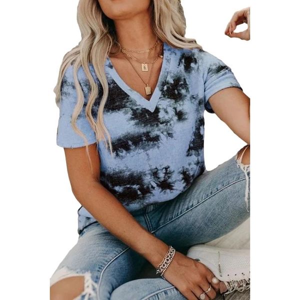 summer female t-shirt printed v-neck short sleeve cotton ladies tie dye casual loose t-shirts for women 2021 fashion women's, White
summer female t-shirt printed v-neck short sleeve cotton ladies tie dye casual loose t-shirts for women 2021 fashion women's, White