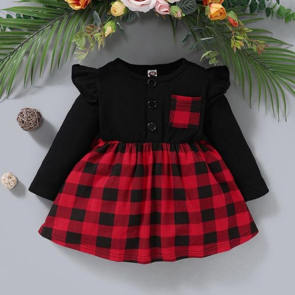 rompers kids baby girls christmas dress ruffled button up dresses red plaid ruched long sleeve holiday princess party tutu, Blue
rompers kids baby girls christmas dress ruffled button up dresses red plaid ruched long sleeve holiday princess party tutu, Blue