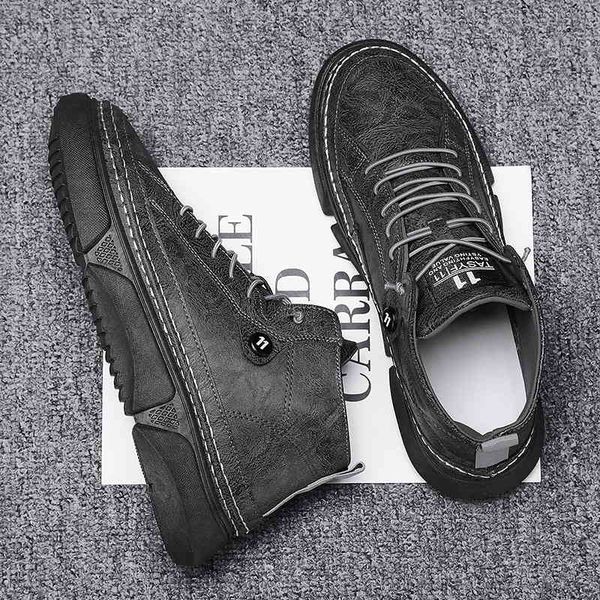 dress shoes lace up fashion genuine leather men's casual comfortable round head high lace-up men handmade got9, Black
dress shoes lace up fashion genuine leather men's casual comfortable round head high lace-up men handmade got9, Black