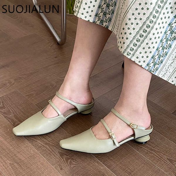 suojialun women slipper round toe slip on mules shoes low heel outdoor casual female sandals green zapatillas mujer 210630, Black
suojialun women slipper round toe slip on mules shoes low heel outdoor casual female sandals green zapatillas mujer 210630, Black