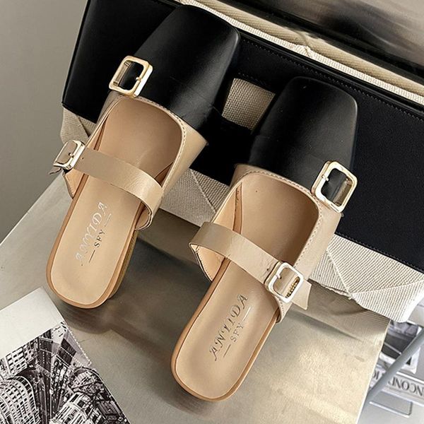 slippers 2021 mules flats with shoes ladies fashion flip flops slides summer square heels mixed colors, Black
slippers 2021 mules flats with shoes ladies fashion flip flops slides summer square heels mixed colors, Black