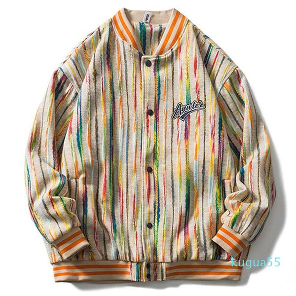 men's jackets men streetwear baseball jacket hip hop striped embroidery letter harajuku cotton casual autumn coat outwear button, Black;brown
men's jackets men streetwear baseball jacket hip hop striped embroidery letter harajuku cotton casual autumn coat outwear button, Black;brown