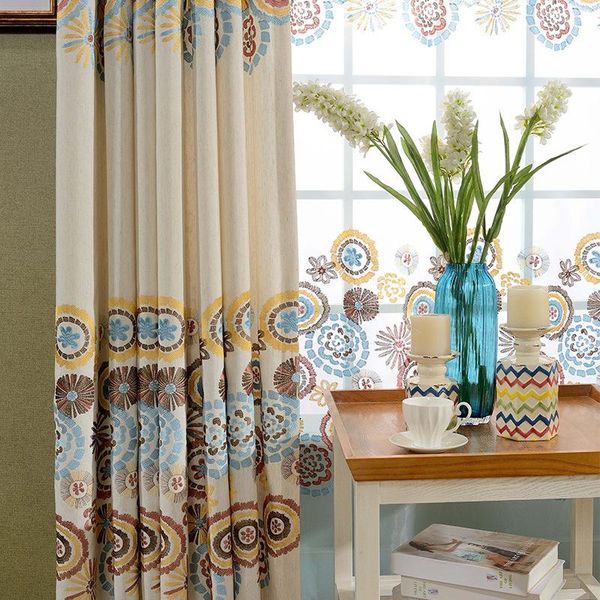 curtain & drapes chinese style curtains for living dining room bedroom modern pastoral cotton-linen embroidered tulle customized
curtain & drapes chinese style curtains for living dining room bedroom modern pastoral cotton-linen embroidered tulle customized