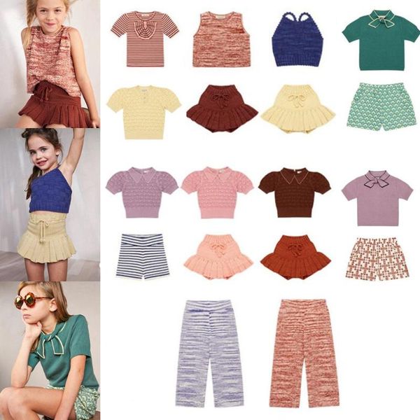 spring autumn girl sweater boys brand children's lapel sweaters pants and skirt short sleeve pullover, Blue
spring autumn girl sweater boys brand children's lapel sweaters pants and skirt short sleeve pullover, Blue